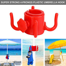 GIKPAL Picchetto di Supporto per Ombrelloni, Base con Gancio Appeso Mare Spiaggia Sabbia Sole Terra Sabbia trivella Gancio per ombrellone, Puntale, Avvitamento, Adattatori 20-32 mm