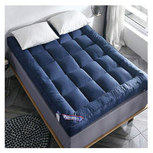 Tappetino Tatami, Materasso Tatami Futon Pieghevole Materasso per Dormitorio Studentesco Giapponese con Schiuma Imbottita Antiscivolo Tradizionale Antiacaro,Blue,150 * 200cm/59 * 79inch