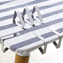 Tovaglia Tovaglia Clips 10 Pezzi Tovaglioli da Picnic in Acciaio Inox Triangolo Tovaglia Clip Tovaglioli Regolabili Triangolo 5 cm