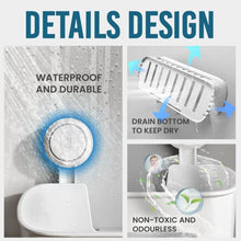 TAILI DIY Mensola per Doccia, per Bagno Scaffale con Ganci Doccia Caddy Rack a Muro per Cucina, Senza Foratura, per Organizzare Shampoo