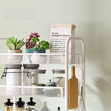 Multi-Funzionale Rack Mobile Piano Trolley Rack a Tre Strati Classificazione Grande capacità di archiviazione Adatto a Bagno Camera da Letto Soggiorno Cucina Balcone