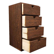 Gesh - Cassettiera in legno con cassettiera in legno, per gioielli, cosmetici, ufficio, decorazione per la casa