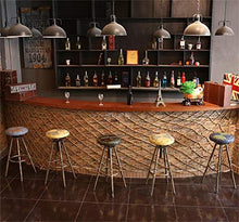 Sgabelli da bar Sedia da pranzo Poltrone Sgabello alto Cucine da bar Sedia da pranzo Sgabello per la colazione | PU Sedile Sedia da bar Sgabello alto Sedia da bancone Sgabello da bar retrò Design