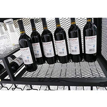 YWYW Wine Bar Bar Wine Glass Rack Hanging Wine Glass Bar Hanging Creativo Europeo Portabottiglie di Vino Appeso a Parete Industriale Decorazione portabottiglie Nero (Dimensioni: L100 * W30CM)