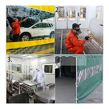 GDMING Trasparente PVC Telone, Impermeabile Anti Nebbia A Prova di Vento All'aperto Copertura di Protezione per Padiglione Terrazza Balcone 600Gsm, Formato Personalizzato
