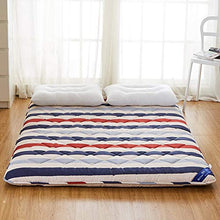Cotone Spesso Non-Scivolare Sleeping Pad,Trapuntato Pieghevole Roll Up Materasso Tradizionale Giapponese Materassi Letto Futon Tatami Tappetino A 100x200cm(39x79inch)