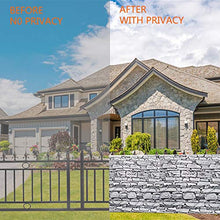 YUNSHAO Recinzione Copertura per Balcone Protezione della Privacy Schermo in Polyster Senza Viti Permeabile per Estate ed Inverno Opaco,90 x 500cm