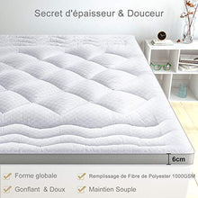 BedStory 【2020 Versione Topper 180 x 200 x 5 cm in 3D microfibra ad alta densità 1000 g/m², proteggi materasso antiacrico, traspirante, morbido, ideale per migliorare il comfort del materasso.