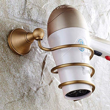 AGGF Mensola per Bagno Mensola per asciugacapelli da Parete in Rame Mensola per Bagno Mensola per asciugacapelli Antico