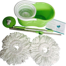 SSAYY Mop Secchio A 360 Gradi per Mop da Pavimento Magic Magic con 2 Teste Rotanti Testa Rotante in Microfibra Spedizione negli Stati Uniti