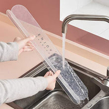 Cabilock Baffle Water Splash Baffle Board Deflettore Water Splash Guard per Cucina Casa (Trasparente)