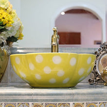 Lavabo da appoggio per lavabo da bagno per la casa Lavabo da appoggio in ceramica (40x15cm) Lavandini bagno