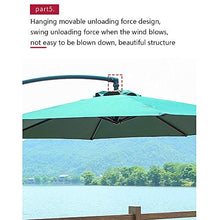 Generic002 Ombrellone da Esterno, ombrellone Appeso a Cantilever, ombrellone, Grande ombrellone con Protezione UV UPF 50+, per Patio Giardino Security Pavilion Ombrello Senza Base (Color : B)