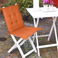 GEFUHONG - Cuscino per sedia a sdraio da giardino, morbido, resistente e confortevole, per esterni, per sedie a sdraio, sedie da giardino, sedie a sdraio (grigio) (arancione)