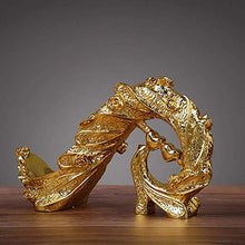 Elegante Semplicità Pavone Decorazione Portabottiglie Decorazione Armadietto Del Vino Moda Creativa Resina Oro Home Desktop Bar Armadietto Del Vino Ristorante Veranda Decorazione Bella Ed Elegante,