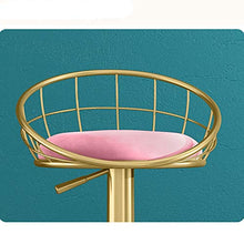 Swivel Bar Stool Counter Altezza Rotonda Alta-densità Spugna Sedia Regolabile Pub Sgabello con Pogatura Cromato E Schienale 360 Gradi Rotazione Alta Sgabello