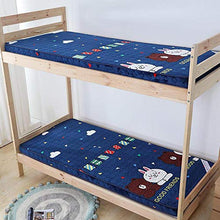 Y-H Portable Sonno Materasso Topper锛孴hick Flanella coprimaterasso Premium Tappetino Giapponese Tatami Letto Durevole per Studente dormitorio, Home-Bear 100 x 200 cm (99,1 x 200,7 cm)