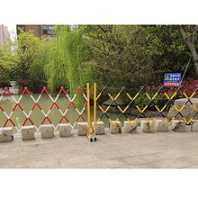 Blocco Stradale Mobile Con Ruote, Recinzione Retrattile, Sicurezza Fibra Di Vetro Pieghevole Facile Da Riporre Adatto Per La Scuola Materna, Magazzino, Posteggio ( Color : Red White , Size : 1.2x3m )