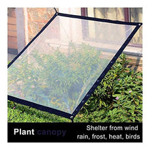 XWZH Telone Impermeabile Trasparente incatramata, PVC Trasparente in Vinile incatramata, Cristallo Trasparente Tela incatramata del PVC (Color : Clear, Size : 1x1.8m)