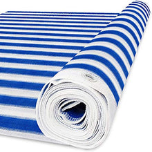 Balcone Protezione Rete per Recinzione Schermata Privacy Parabrezza 150GSM Ombreggiatura 80% per Terrazze All'aperto Parabrezza Solare Veranda della Piscina (Color : Blue White, Size : 1.2x5m)