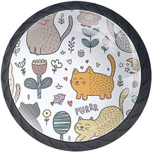 Mouse Uccelli Alberi Fiori e Piante Pomelli per Porta Set di 4 Pomelli per Mobili Manopole per Cassetti Cucina Armadio Vetro
