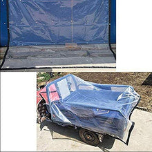CXF Telone Telo Copertura Telone Impermeabile PE Trasparente Occhiello in Metallo Tenda da Campeggio Esterna, Supporto Personalizzazione (Size : 3x8m)