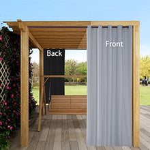 Tenda impermeabile per esterni, oscurante, tenda da giardino, cortile, gazebo per interni ed esterni, con occhielli per porte scorrevoli, 1 pannello, 137,2 x 213,4 cm