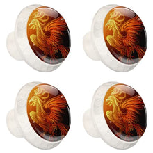 Maniglie per cassetti Manopole per cassetti Manopole rotonde Confezione da 4 per armadietto, cassetti, cassettiere, cassettiere ecc. Golden Phoenix
