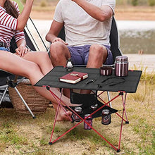 Tavoli da Picnic Tavolo Pieghevole, Desk Portatile Pieghevole Ultra-Light Grey Picnic da Viaggio Pink Black Outdoor Camping (Color : B)