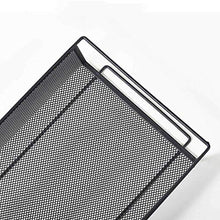WangQ Carrello portaoggetti da Cucina in Ferro battuto Mobile conveniente Solido Stabile Cucina Sala da Pranzo Soggiorno cremagliera Nero 45X26X63cm carrellino Cucina (Color : Black)