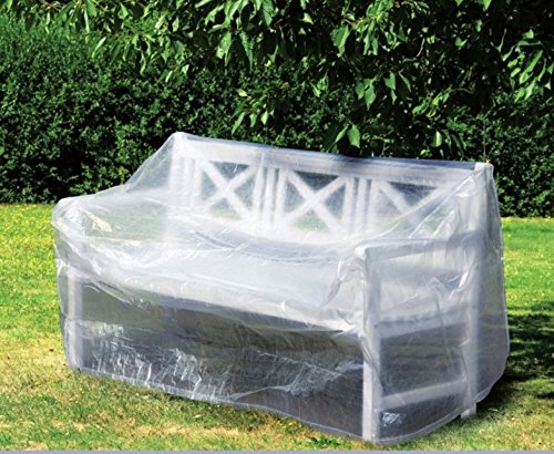 Westerholt 1927 - Custodia protettiva per panca da giardino, 160 x 80 x 75 cm, trasparente