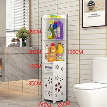 Mobiletti e armadiettiMOOD.SC Bagno Mensola igienici armadietto laterale igienici bagagli Multi-Level Bathroom Floor-Standing carta Tripod Holder rack di stoccaggio impermeabile