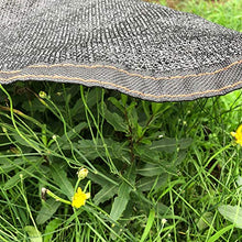 Telo Ombreggiante, Pannello dello Schermo for la Privacy in Tessuto for ombrellone con passacavi - Protezione UV 95% for Esterni, Patio, Tende da Sole, Copertura for finestre, pergola o Gazebo (Nero)
