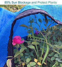 Telo Ombreggiante, 85% Panno for ombrellone Sunblock Blue Sun - Bordo nastrato Resistente agli UV con Gommini, Ideale for Piante da Giardino (Size : 3m x 6m)