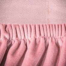 Monba - Fodera per divano letto in velluto volpe, copertura completa, pieghevole, senza braccioli, colore: rosa, L: 160-195 cm
