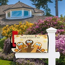 Happy Thanksgiving Turchia Foglie d'Acero Copertura Magnetica Autunno Caduta Grande Posta Casella Involucri Giardino Cantiere Decorazione Casa Oversize Dimensioni 64,8 x 53,3 cm
