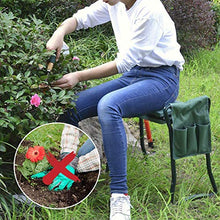AAGYJ Panca da Giardino Pieghevole da Giardino Kneeler Panca da Giardino Pieghevole Kneeler da Giardino e Sedile Sgabelli da Giardino Portatili per Esterni da Giardino