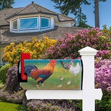 Casella postale magnetica per pittura a animali, galline e galline di galline, galline, galline, animali domestici, grandi dimensioni 64,8 x 53,3 cm