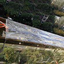 Yunyisujiao Telone Impermeabile Trasparente Panno Antipioggia Panno Ispessito，Balcone Riparato dal Vento E dalla Pioggia Telone Termoisolante，Strato di Plastica della Tela Cerata All'aperto