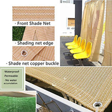 JIANFEI Balcone Frangivista Telo Privacy, Casa Crittografia Ispessita Copertura Protettiva Resistente alle Intemperie Punch Crema Solare, 56 Dimensioni Personalizzabile (Color : Beige, Size : 0.7x6m)