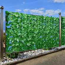 Siepe artificiale, foglie di edera finte, protezione per la privacy, decorazione da parete per piante verde scuro, decorazione da parete per giardino, matrimonio, decorazione per la casa