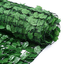 Zelsius - Rete di protezione per privacy e antivento, decorata con foglie di edera, ideale per terrazza, balcone e giardino