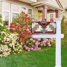 Toni ispirati al sud-ovest - Copertura magnetica per cassetta postale per giardino, giardino, cortile, dimensioni standard, 53 x 45 cm