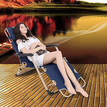 FUFU Sedie a Sdraio Lounge Chair, Pieghevole Lunch Chair Chair Siesta Bed Summer Outdoor Singolo Portatile Office Nap Chair Canvas Chair con Letto Blu, Grigio 178 * 64 * 25cm Pieghevoli