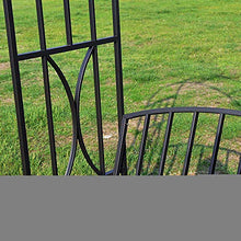 Better Garden Steel Garden Arch, Panca Da Giardino Panca Da Giardino Panca Da Giardino, Arbor Giardino Alto, Stabile, Stabile, Portante Alto, Per Varie Piante Rampicanti, Cortile Sul Prato,114CM