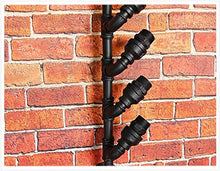 Hyzb Scaffalature Wine Rack Loft Multifunzione Wine Glass Rack Industriale Tubo di Acqua del Supporto della Parete Vino Rack