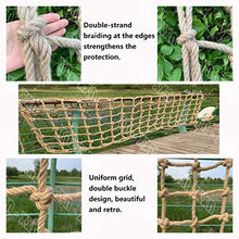 WEIFAN Rete da Giardino per Toppa vegetale - Decorazione da Arrampicata per Piante da Giardino per Bambini Parete divisoria Telone per Adulti Rete in Iuta Fitness