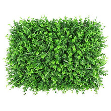 Subobo Pannelli di siepi Artificiali, Pannelli Artificiale bosso Topiary Hedge impianto UV Schermo protetto for Outdoor Indoor Patio USA 12 Pezzi per la casa Giardino Decorazione Esterna a Parete