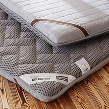 Morbido materasso pieghevole futon giapponese morbido, ipoallergenico giapponese futon letto materasso tatami tappetino da pavimento studente dormitorio dormitorio camera da letto, grigio, 180x200cm