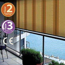 VERDELOOK Mykonos, Tenda da Sole a Caduta con Catena, 2.5x1.5 m, Beige e ocra